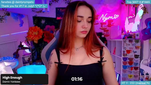 Gallery image thumbnail from Nym_x's myfreecams stream on, 09/19/2024, 03:28 image 13 of 20