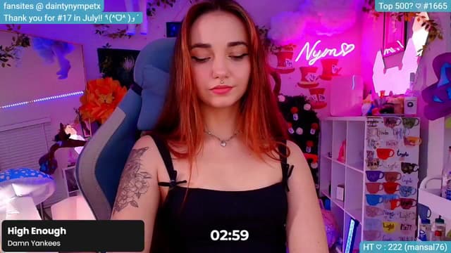 Gallery image thumbnail from Nym_x's myfreecams stream on, 09/19/2024, 03:28 image 12 of 20