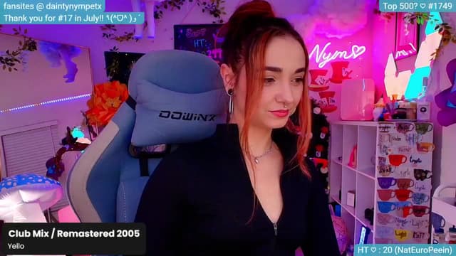 Gallery image thumbnail from Nym_x's myfreecams stream on, 09/20/2024, 02:01 image 14 of 20