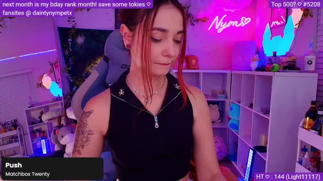 Gallery image thumbnail from Nym_x's myfreecams stream on, 11/07/2024, 03:42 image 10 of 20