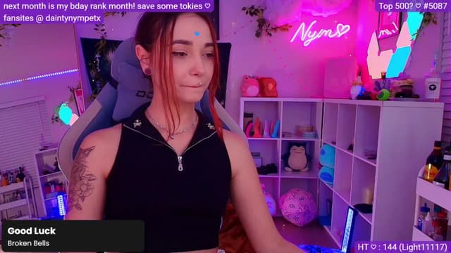 Gallery image thumbnail from Nym_x's myfreecams stream on, 11/07/2024, 03:42 image 12 of 20