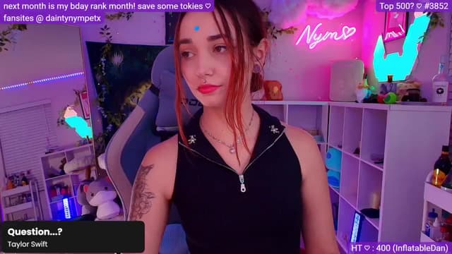 Gallery image thumbnail from Nym_x's myfreecams stream on, 11/07/2024, 05:09 image 1 of 20