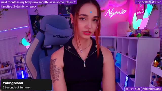 Gallery image thumbnail from Nym_x's myfreecams stream on, 11/07/2024, 06:15 image 10 of 20