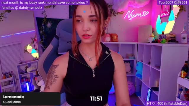 Gallery image thumbnail from Nym_x's myfreecams stream on, 11/07/2024, 06:15 image 2 of 20