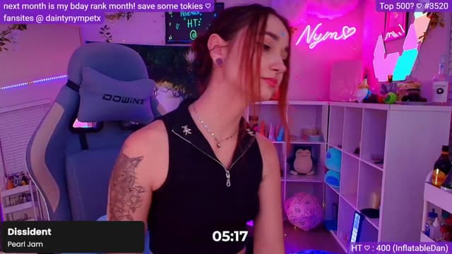 Gallery image thumbnail from Nym_x's myfreecams stream on, 11/07/2024, 06:15 image 5 of 20