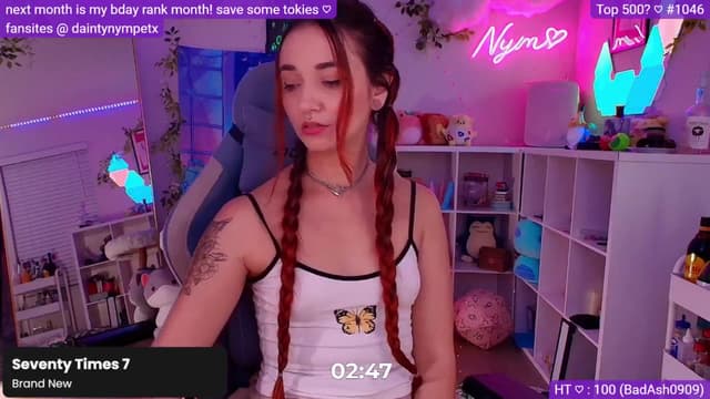 Gallery image thumbnail from Nym_x's myfreecams stream on, 11/11/2024, 04:35 image 7 of 20