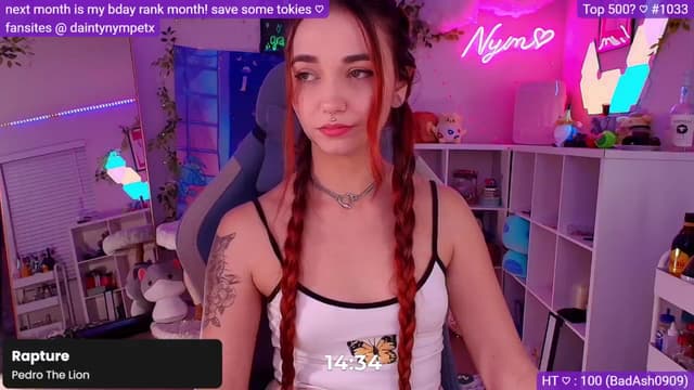 Gallery image thumbnail from Nym_x's myfreecams stream on, 11/11/2024, 04:35 image 17 of 20