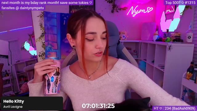 Gallery image thumbnail from Nym_x's myfreecams stream on, 11/24/2024, 04:51 image 17 of 20