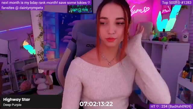 Gallery image thumbnail from Nym_x's myfreecams stream on, 11/24/2024, 06:00 image 16 of 20