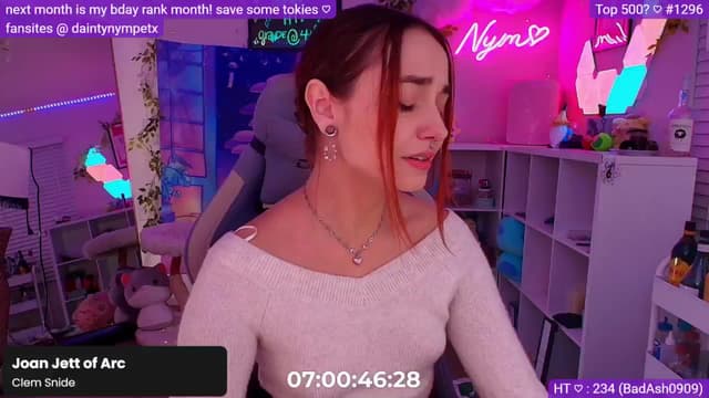 Gallery image thumbnail from Nym_x's myfreecams stream on, 11/24/2024, 06:00 image 1 of 20