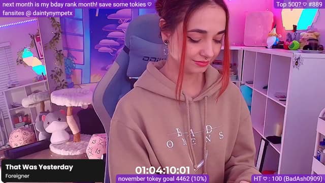 Gallery image thumbnail from Nym_x's myfreecams stream on, 11/30/2024, 05:35 image 9 of 20