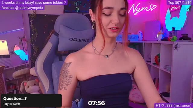 Gallery image thumbnail from Nym_x's myfreecams stream on, 12/01/2024, 09:20 image 19 of 20