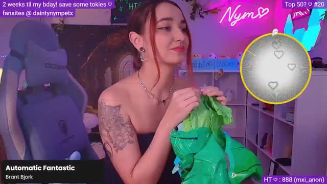 Gallery image thumbnail from Nym_x's myfreecams stream on, 12/01/2024, 09:20 image 12 of 20