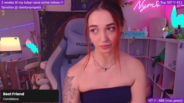 Gallery image thumbnail from Nym_x's myfreecams stream on, 12/01/2024, 09:20 image 8 of 20