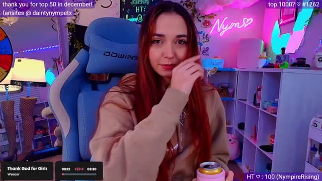 Gallery image thumbnail from Nym_x's myfreecams stream on, 01/25/2025, 03:12 image 12 of 20
