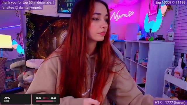 Gallery image thumbnail from Nym_x's myfreecams stream on, 01/25/2025, 03:32 image 17 of 20