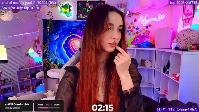 Gallery image thumbnail from Nym_x's myfreecams stream on, 05/30/2025, 03:05 image 18 of 20