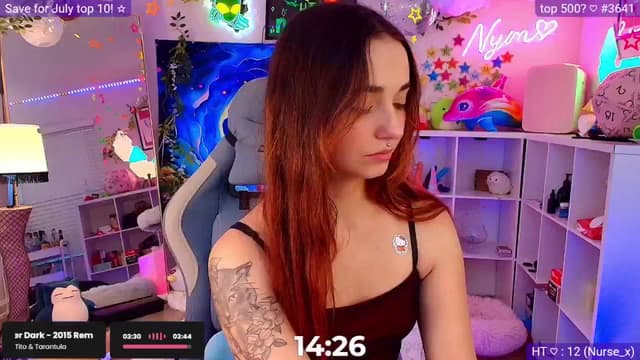 Gallery image thumbnail from Nym_x's myfreecams stream on, 06/05/2025, 01:39 image 10 of 20