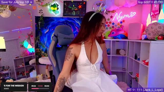 Gallery image thumbnail from Nym_x's myfreecams stream on, 06/12/2025, 04:03 image 4 of 20