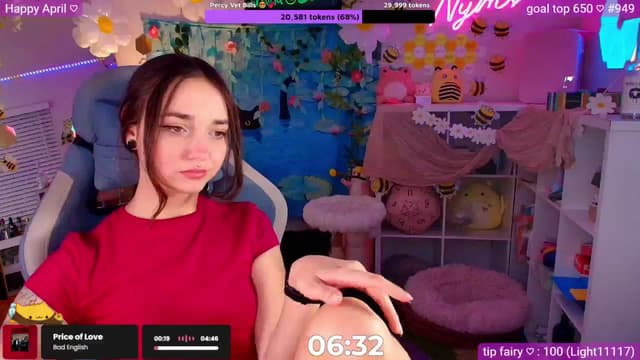 Gallery image thumbnail from Nym_x's myfreecams stream on, 04/23/2026, 02:53 image 18 of 20
