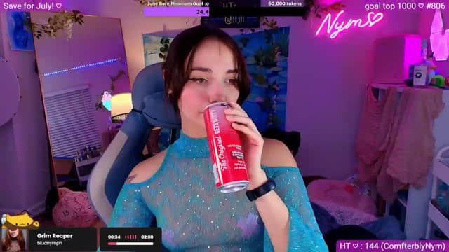 Gallery image thumbnail from Nym_x's myfreecams stream on, 06/13/2026, 04:07 image 11 of 20