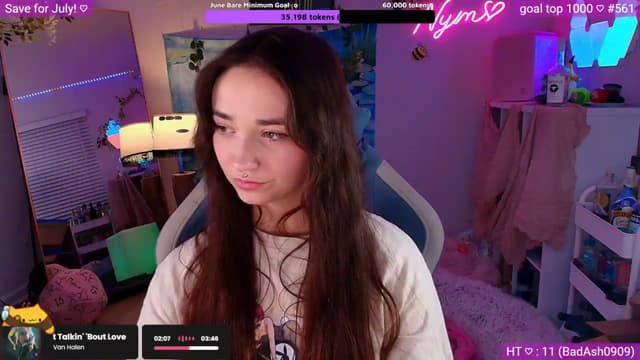 Gallery image thumbnail from Nym_x's myfreecams stream on, 06/15/2026, 04:07 image 7 of 20