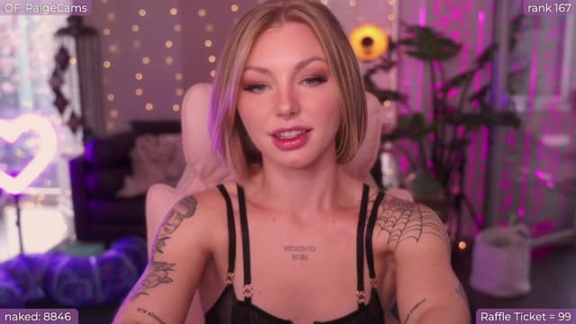Gallery image thumbnail from Paige's myfreecams stream on, 09/16/2024, 01:06 image 5 of 20
