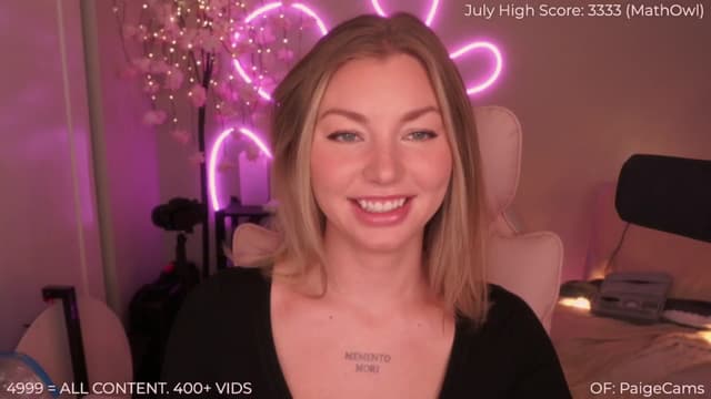 Gallery image thumbnail from Paige's myfreecams stream on, 07/19/2025, 23:28 image 1 of 20