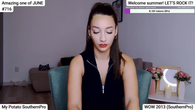 Gallery image thumbnail from SkyV_'s myfreecams stream on, 06/06/2025, 16:30 image 5 of 20