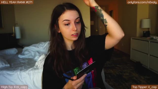 Gallery image thumbnail from n0vaa's myfreecams stream on, 01/26/2024, 24:06 image 13 of 20